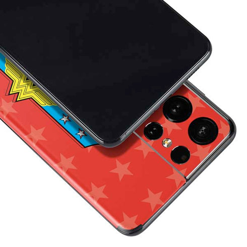 DC Comics Wonder Woman Logo Galaxy S21 Ultra 5G Skin